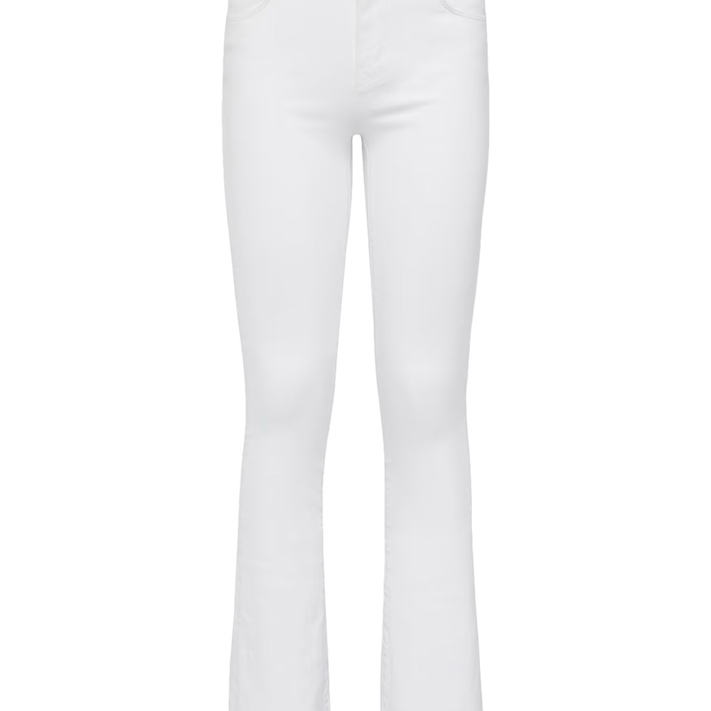 L'AGENCE Flare White Jeans